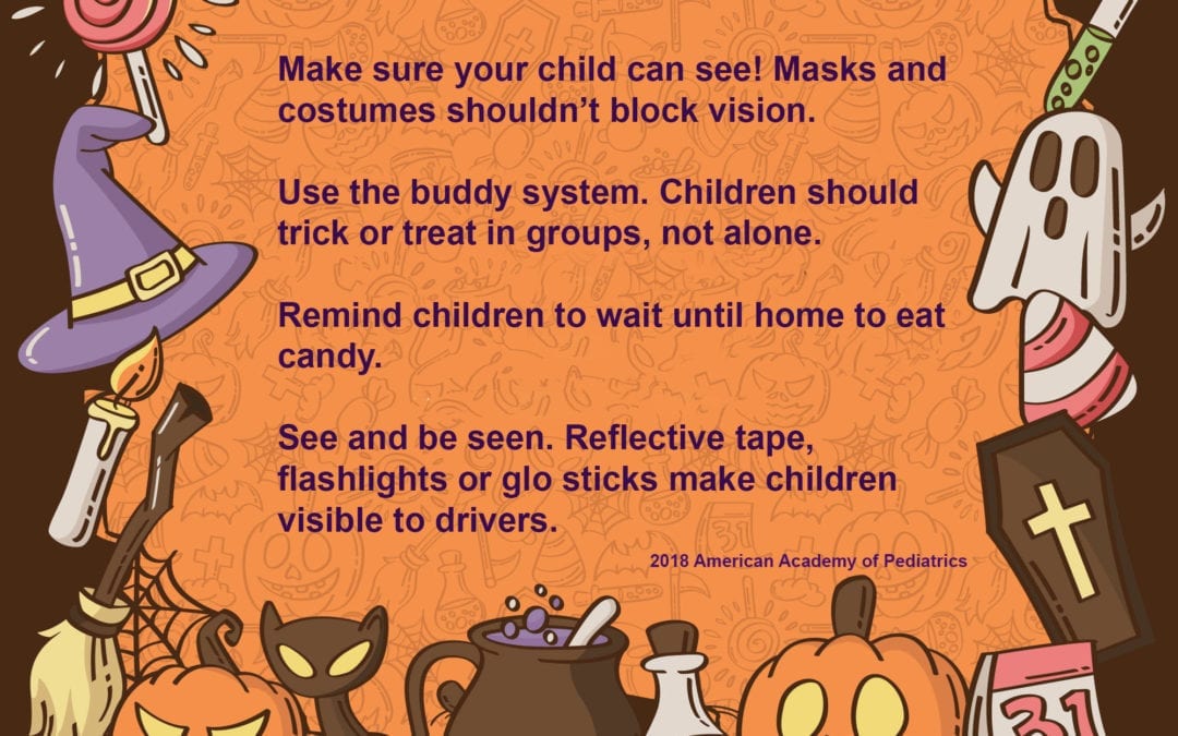 Halloween Safety Tips from the American Academy of Pediatrics