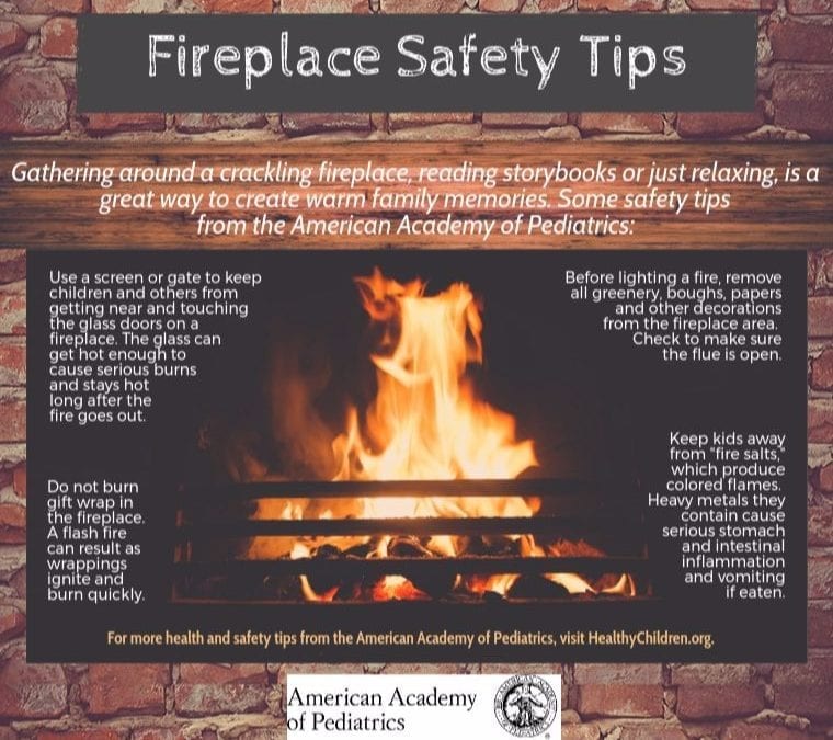 Fireplace Safety Tips from the American Academy of Pediatrics